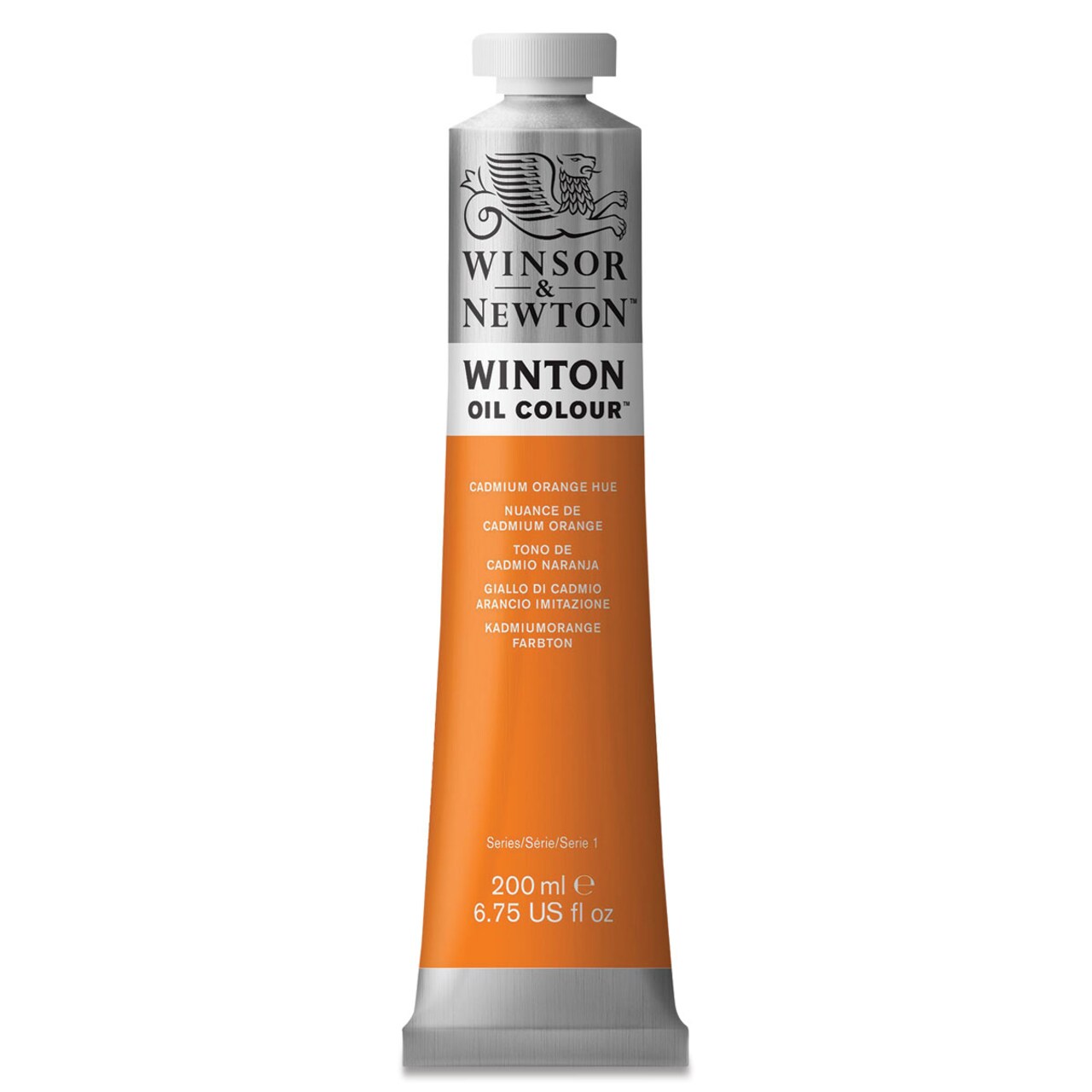 Winsor & Newton Winton Oil Color - Cadmium Orange Hue, 200 ml tube